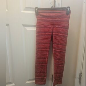 Lululemon Wunder leggings Cropped Size 6